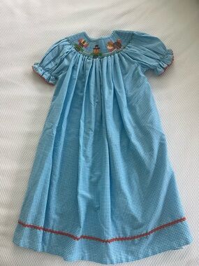 Thanksgiving Hand Smocked Dress